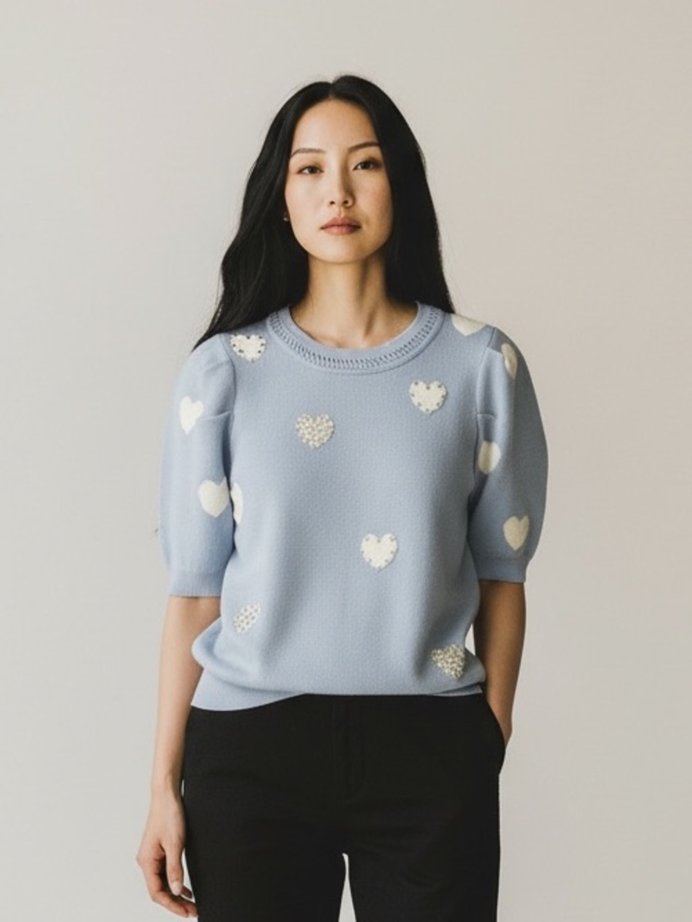Nanette Lepore Knit Top Women’s Blue Size S